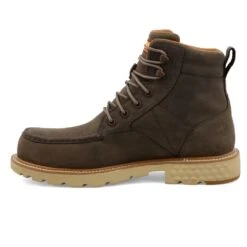 'Twisted X' Men's 6" CellStretch EH WP Comp Toe Boot - Shitake -Travs Outfitter Store MXCNW06.06 4800x4800 R