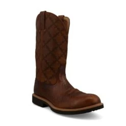 'Twisted X' Men's 12" Tech X Cellstretch Western Round Toe - Brown / Squash 12 'Twisted X' Men's 12" Tech X Cellstretch Western Round Toe - Brown / Squash -Travs Outfitter Store MXTR015.01 4800x4800 R