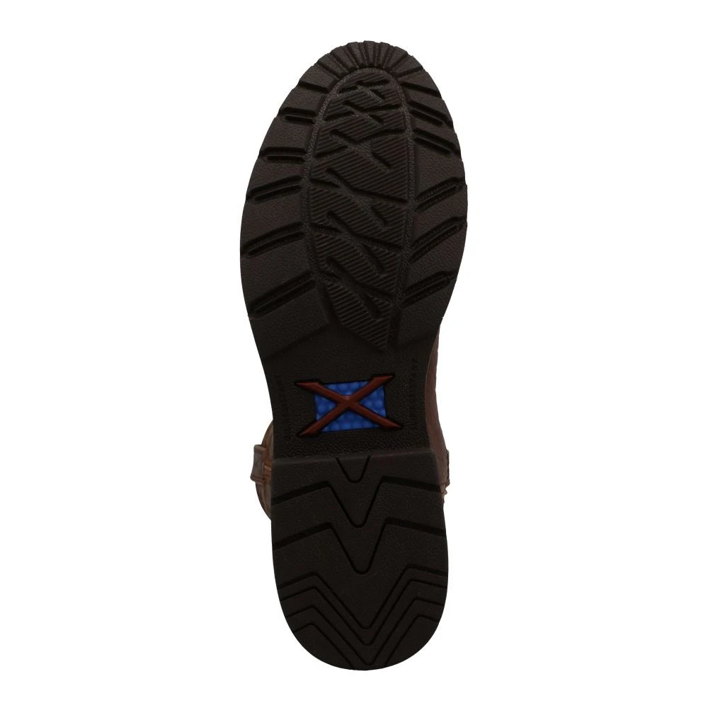 'Twisted X' Men's 12" Tech X Cellstretch Western Round Toe - Brown / Squash 3 'Twisted X' Men's 12" Tech X Cellstretch Western Round Toe - Brown / Squash - Image 3