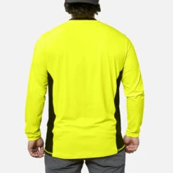 'Brunt' Men's McKenna Long Sleeve - Hi-Vis Yellow -Travs Outfitter Store McKenna Long Sleeve Hi Vis Back 24Q1 857x1200 587a834