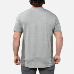'Brunt' Men's McKenna Short Sleeve Sun Tee - Grey Heather -Travs Outfitter Store McKenna Short Sleeve Light Gray Heather Back 24Q1 857x1200 587a834 f7c6778f 9ffa 45fa 90fa 81e3fca3c86d
