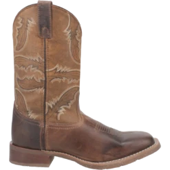 'Laredo' Men's 11" Bradshaw Western Square Toe - Brown / Tan