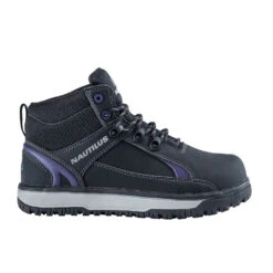 'Nautilus' Women's Urban Int. MetGuard EH SR Alloy Toe - Black / Purple -Travs Outfitter Store N1471 lateral