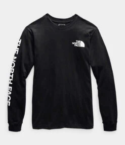 'The North Face' Men's Long Sleeve Hit T-Shirt - TNF Black -Travs Outfitter Store NF0A471K JK3 altfront