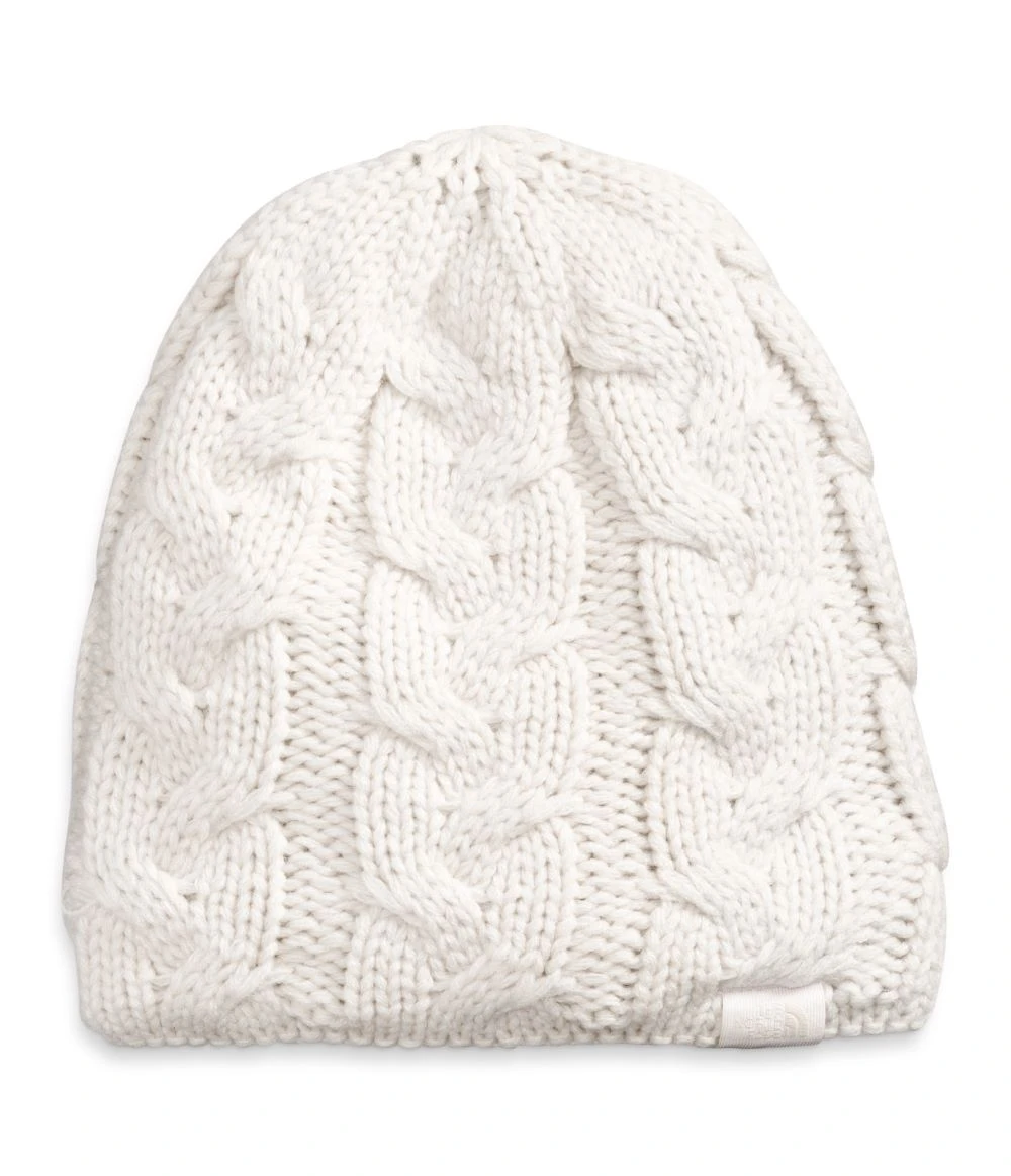 'The North Face' Women's Cable Minna Beanie - Gardenia White 1 'The North Face' Women's Cable Minna Beanie - Gardenia White
