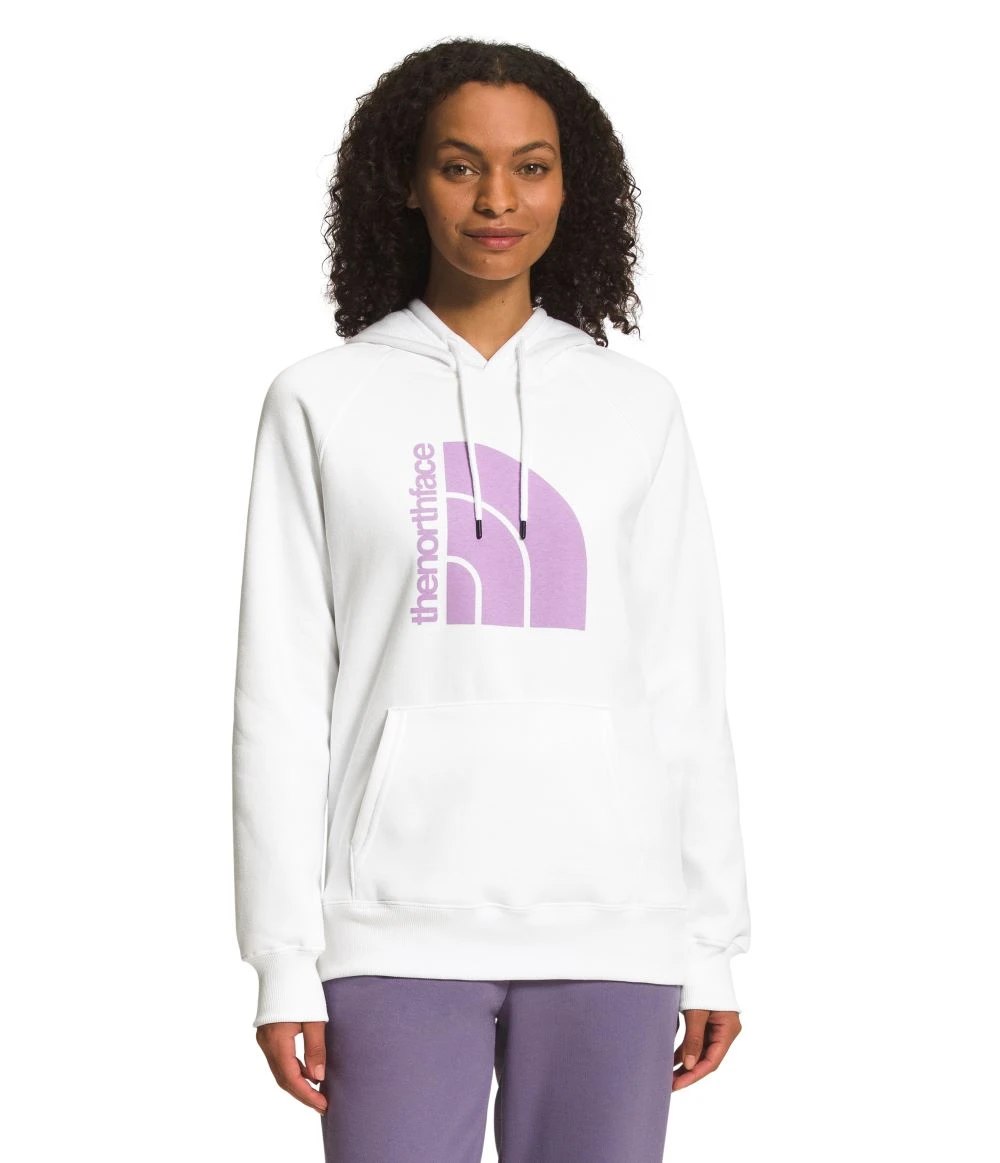 'The North Face' Women's Jumbo Half Dome Pullover Hoodie - TNF White / Luoine 1 'The North Face' Women's Jumbo Half Dome Pullover Hoodie - TNF White / Luoine