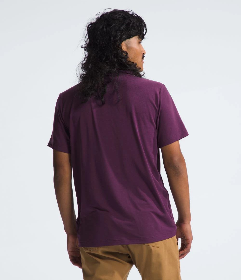 'The North Face' Men's Adventure Polo - Currant Purple 2 'The North Face' Men's Adventure Polo - Currant Purple - Image 2