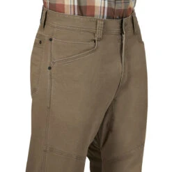 'Wrangler' Men's Reinforced Utility Pant - Morel -Travs Outfitter Store NS857MR BD03 SWBD PRD