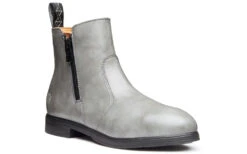 'Xena Workwear' Women's Omega WP EH Pull On Steel Toe - Vegan Grey -Travs Outfitter Store Omega EH Safety Boot Vegan Grey 3