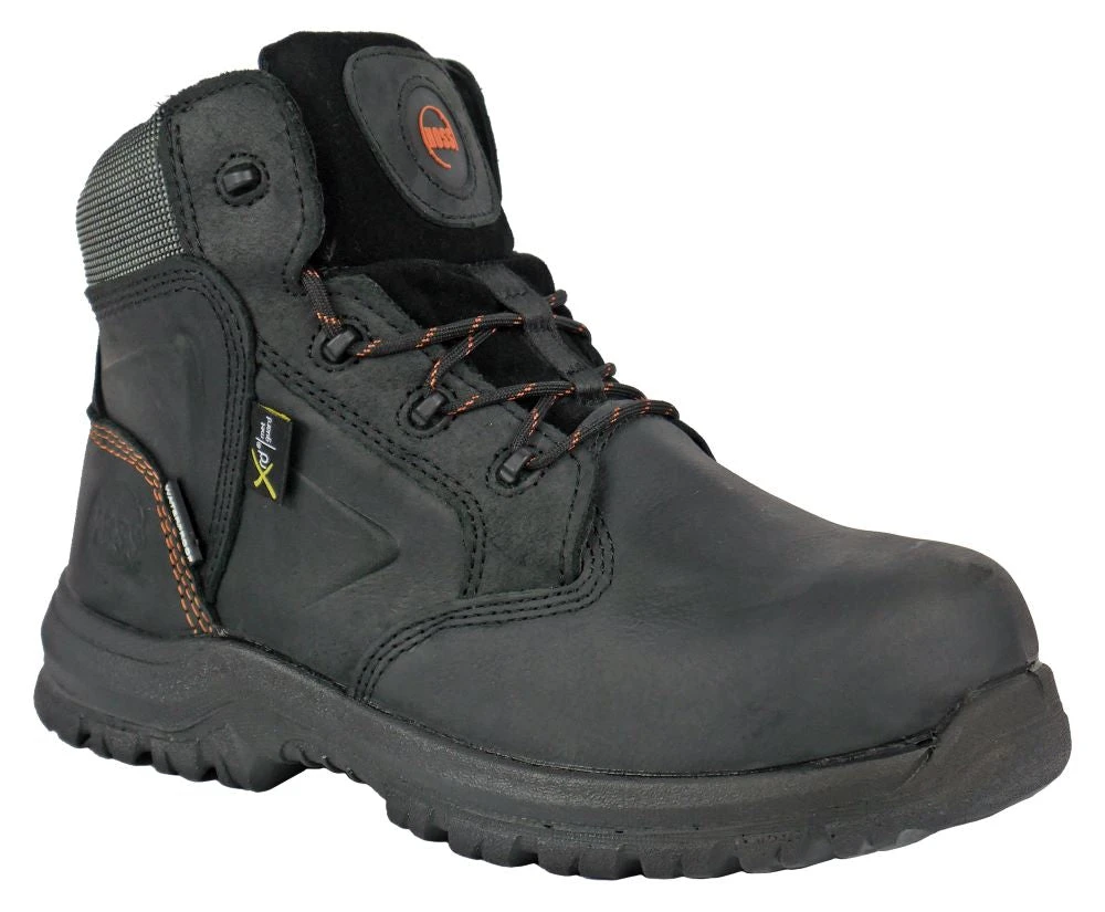'Hoss Boot' Men's 6" Prowl Int. MetGuard EH WP Comp Toe - Black 4 'Hoss Boot' Men's 6" Prowl Int. MetGuard EH WP Comp Toe - Black - Image 4