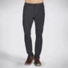 'Skechers' Men's GO WALK Premium 5 Pocket Pant - Black / Charcoal