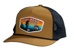 'Red Dirt Hat Company' Men's Tee'd Off Cap - Buck / Black