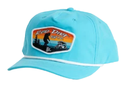 'Red Dirt Hat Company' Men's Tee'd Off Cap - Turquoise / White