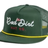 'Red Dirt Hat Company' Men's Hole In One Cap - Green / Yellow