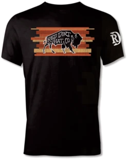 'Red Dirt Hat Company' Men's Buddy Short Sleeve - Black