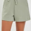 'Risen' Women's High Rise Shorts - Sage