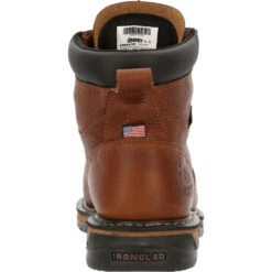 'Rocky' Men's 6" Ironclad MetGuard EH WP Steel Toe - Brown -Travs Outfitter Store RKK0362 back