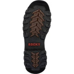 'Rocky' Men's 8" Rams Horn EH WP Comp Toe - Dark Brown -Travs Outfitter Store RKK0394 outsole