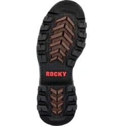 'Rocky' Men's 9" Rams Horn EH WP Logger Soft Toe - Brown -Travs Outfitter Store RKK0395 outsole