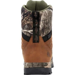 'Rocky' Men's 8" Lynx 800G WP Hunting - Brown / Camo -Travs Outfitter Store RKS0594 back