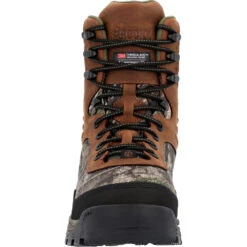 'Rocky' Men's 8" Lynx 800G WP Hunting - Brown / Camo -Travs Outfitter Store RKS0594 front