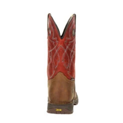 'Rocky' Men's 11" Western Legacy 32 WP Soft Toe - Brown / Red -Travs Outfitter Store RKW0316 back