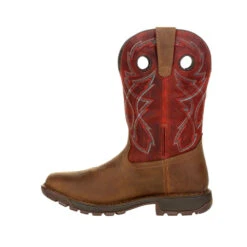 'Rocky' Men's 11" Western Legacy 32 WP Soft Toe - Brown / Red -Travs Outfitter Store RKW0316 instep profile