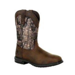 'Rocky' Men's 11" Worksmart 400G WP Western Soft Toe - Realtree Timber -Travs Outfitter Store RKW0326