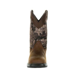 'Rocky' Men's 11" Worksmart 400G WP Western Soft Toe - Realtree Timber -Travs Outfitter Store RKW0326 front