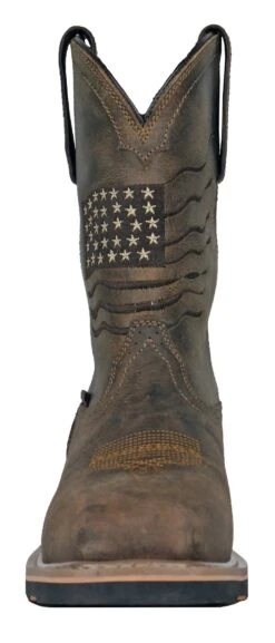 'Hoss Boot' Men's 11" Rancher EH WP Comp Toe - Rushmore Brown -Travs Outfitter Store RUSHMORE SMS BROWN COMP 5L