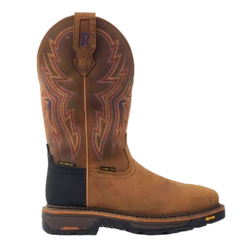 'R Watson Boots' Men's 12" Square Toe Cowboy Boot CT WP - Tan