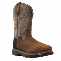 'R. Watson' Men's 12" Western EH WP Soft Toe - Hazel Bay / Smoke Grey -Travs Outfitter Store RW1202 A