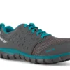 'Reebok' Women's Sublite Cushion ESD SR Alloy Toe - Grey / Turquoise