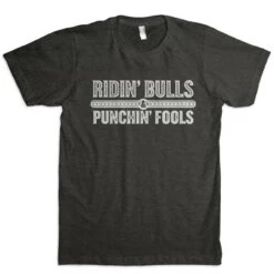 'Dale Brisby' Ridin' Bulls & Punchin' Fools Tee - Black