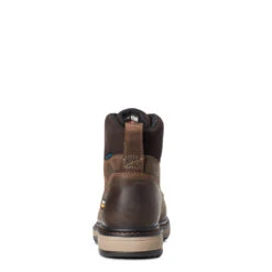 'Ariat' Women's 6" Riveter EH WP Comp Toe - Brown -Travs Outfitter Store S21 WMS WORK 10035773 heel