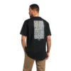 'Ariat' Men's Rebar Workman Reflective Flag Short Sleeve Tee - Black