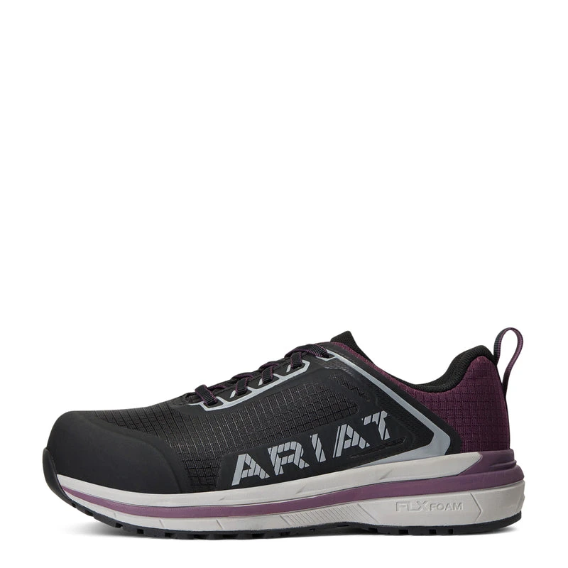 'Ariat' Women's Outpace Shift EH Comp Toe - Black / Shadow Purple 1 'Ariat' Women's Outpace Shift EH Comp Toe - Black / Shadow Purple