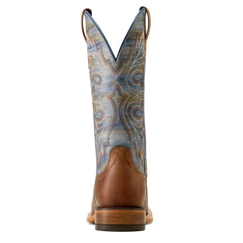 'Ariat' Men's 13" Standout Western Square Toe - Loco Brown / Cloud Blue 5 'Ariat' Men's 13" Standout Western Square Toe - Loco Brown / Cloud Blue - Image 5
