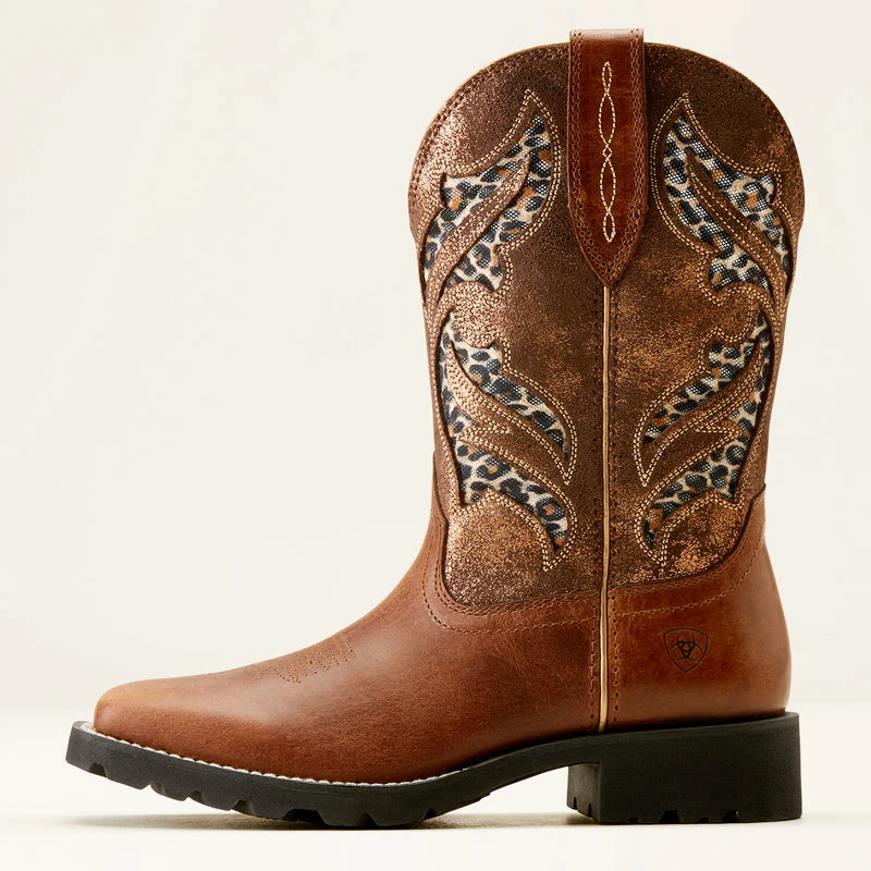 'Ariat' Women's 11" Unbridles Rancher VentTEK Western Square Toe - HIckory Smoke / Copper Metallic 1 'Ariat' Women's 11" Unbridles Rancher VentTEK Western Square Toe - HIckory Smoke / Copper Metallic