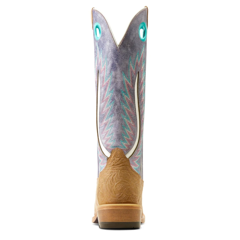'Ariat' Women's 14" Futurity Fort Worth Western Narrow Cutter Toe - Truly Taupe / Lavender Fields 4 'Ariat' Women's 14" Futurity Fort Worth Western Narrow Cutter Toe - Truly Taupe / Lavender Fields - Image 4