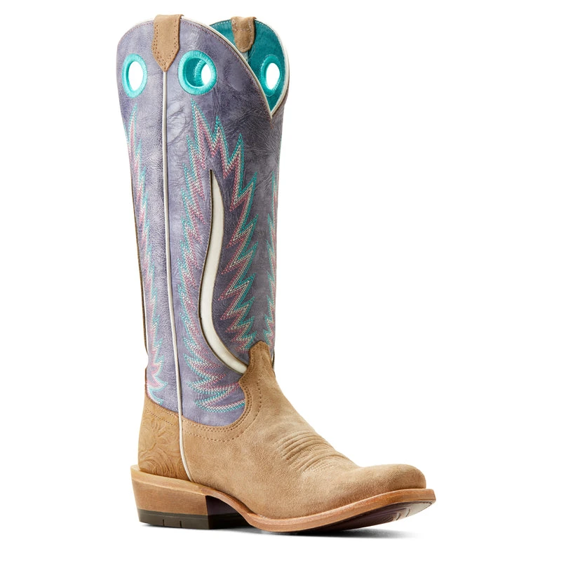 'Ariat' Women's 14" Futurity Fort Worth Western Narrow Cutter Toe - Truly Taupe / Lavender Fields 5 'Ariat' Women's 14" Futurity Fort Worth Western Narrow Cutter Toe - Truly Taupe / Lavender Fields - Image 5