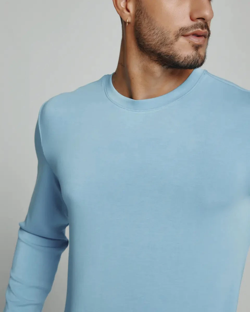 '7Diamonds' Men's REV™ Long Sleeve Tee - Blue 2 '7Diamonds' Men's REV™ Long Sleeve Tee - Blue - Image 2