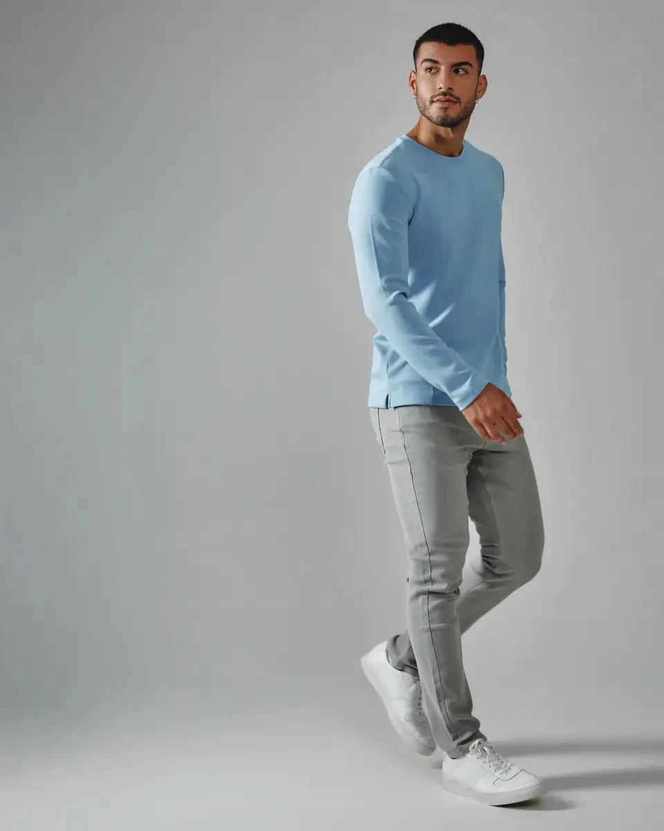 '7Diamonds' Men's REV™ Long Sleeve Tee - Blue 5 '7Diamonds' Men's REV™ Long Sleeve Tee - Blue - Image 5