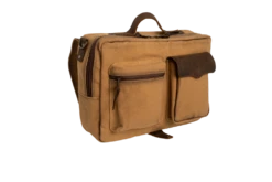 'Carroll Companies-STS' Men's Buffalo Creek Messenger - Brown / Tan