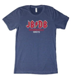 'Dale Brisby' Men's JB/DB Rock N Roll Tee - Blue