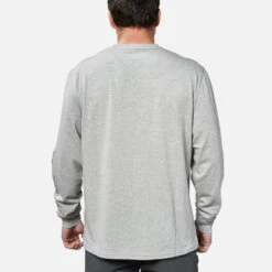 'Brunt' Men's Pocket T Shirt - Lt. Grey Heather -Travs Outfitter Store Screenshot2024 04 04at2.47.26PM