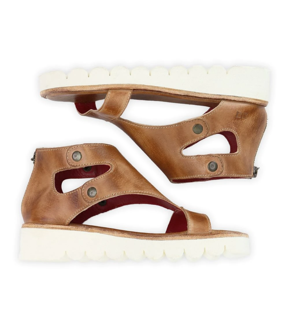 'Bedstu' Women's Soni II Sandals - Tan Rustic 2 'Bedstu' Women's Soni II Sandals - Tan Rustic - Image 2