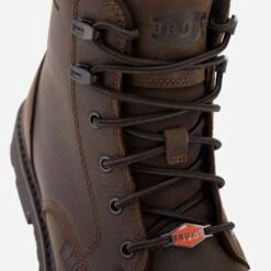 'Brunt' Men's Sullivan Brunt Toe CT - Dark Brown -Travs Outfitter Store Sullivan6BTDBrownLaces