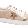 'Corky's' Women's Supernova Sneaker - Gold Shimmer