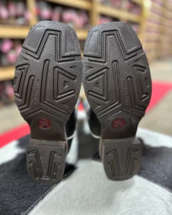 'Roper' Big Kids 8" Rodeo Rider Western Square Toe - Brown -Travs Outfitter Store TinHaulKidsSole